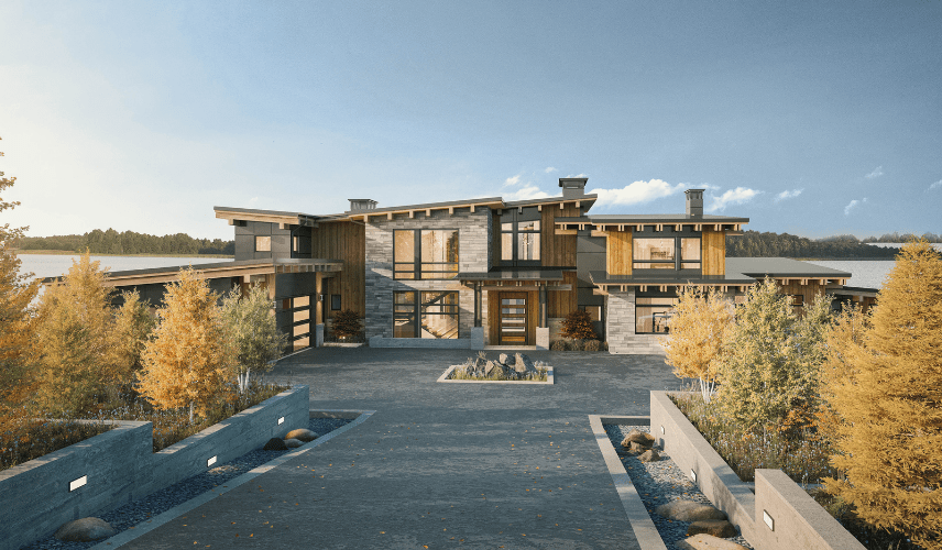 3D rendering for commercial building in Germany