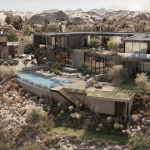 Masterplan community development by architectural rendering companies with large-scale aerial visualization