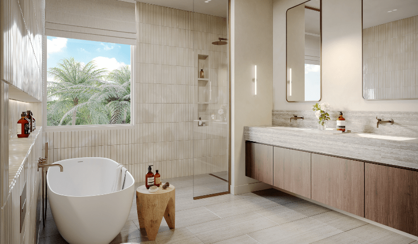 Luxury Bathroom Visualization - 3D Bathroom Rendering - MR Rendering Studio